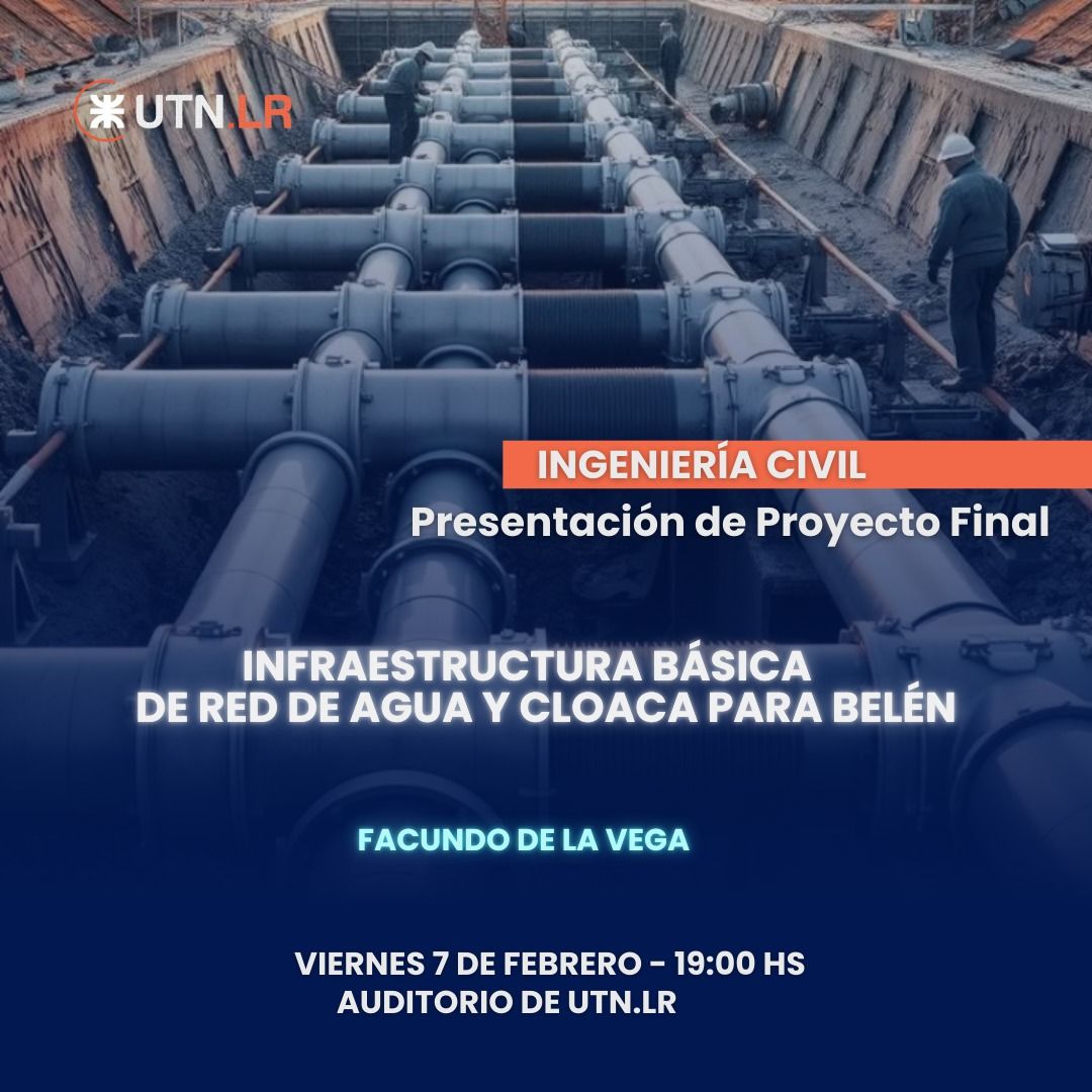 Presentación - Infraestructura Básica de red de agua y cloaca para Belén